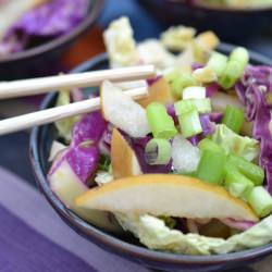 Korean Pear Coleslaw - Recipe photo by jollytomato