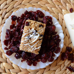 Cranberry Granola Bars - Recipe photo by Blessthismess