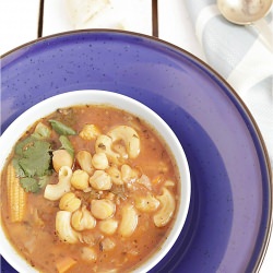 Chickpea & Pasta Soup - Recipe photo by Jay12