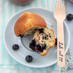 Blueberry Breakfast Muffins - Recipe photo by openbook