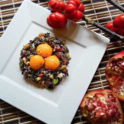 Wild Rice Nests with Winter Squash - Recipe photo by ourapronstrings