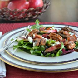 Pear Apple Gorgonzola Salad - Recipe photo by Sunflower Supper Club