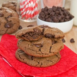 Malted Dark Chocolate Chip Cookies - Recipe photo by sweetpeaskitchen