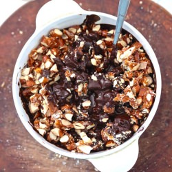 Salted Caramel Almond Clusters - Recipe photo by aapplemint