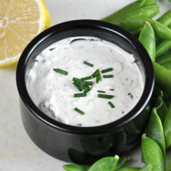Gorgonzola Blue Cheese Yogurt Dip - Recipe photo by allfourburners