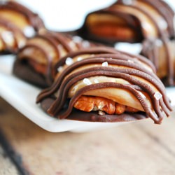 Salted Caramel Turtles Candy - Recipe photo by apumpkinandaprincess