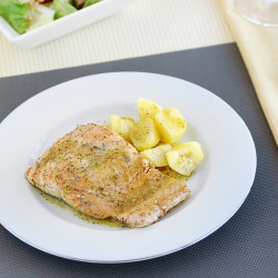 Salmon with Honey Mustard - Recipe photo by wada