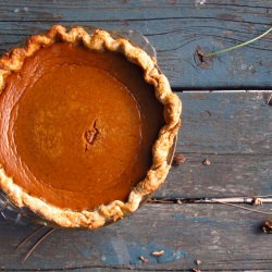Pumpkin Pie with Whole Wheat Crust - Recipe photo by onetoughcookie