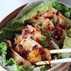 Spicy Gyoza In Chilli Oil - Recipe photo by CuisineParadise