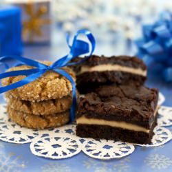 Creamed Cheese Brownies - Recipe photo by DreenaBurton