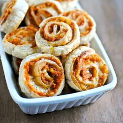 Puff Pizza Pinwheels - Recipe photo by indiancurrytrail