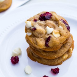 White Chocolate Cranberry Cookies - Recipe photo by sallysbakingaddiction