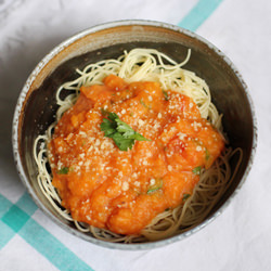 Pumpkin Pasta Sauce - Recipe photo by chitra