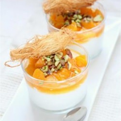Yogurt and Apricot Dessert - Recipe photo by lilcookieblog