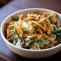 Savory Green Bean Casserole - Recipe photo by thecozyapron