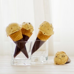 Salted Caramel Choco Chip Ice Cream - Recipe photo by Marcela Macias