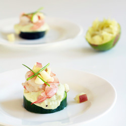 Shrimp and Cucumber Appetizer - Recipe photo by heoyeahyum