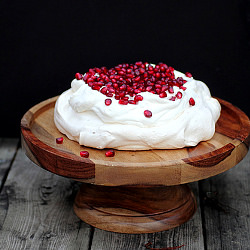 Pomegranate Pistachio Pavlova - Recipe photo by Adventuress Heart