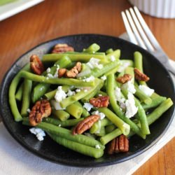 Green Beans Pecans and Goat Cheese - Recipe photo by InquiringChef