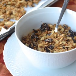 Coconut, Cherry, and Chia Granola - Recipe photo by vanperrone