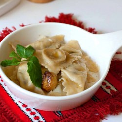 Mint & Potato Triangolini - Recipe photo by manusmenu