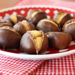 Bob's Easy Roasted Chestnuts - Recipe photo by kneadtocook