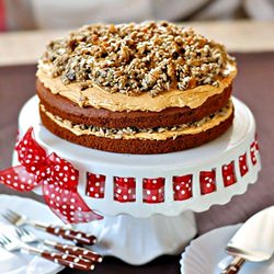 Toffee Cake with Sunflower Seeds - Recipe photo by buleczka