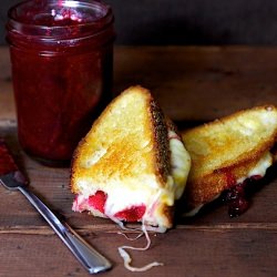 Grilled Cheese With Cranberry Jam - Recipe photo by WholeLifestyleNutrition