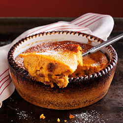 Pumpkin Pudding With Raisins - Recipe photo by finedininglovers