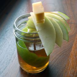 The Apple Stack Cocktail - Recipe photo by stirandstrain