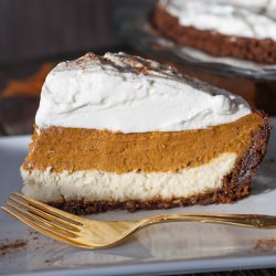 Pumpkin Cheesecake Pie - Recipe photo by artandthekitchen