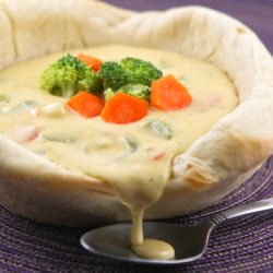 Cheesy Vegetable Soup - Recipe photo by pipandebby