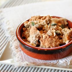 Gluten-Free crumble - Recipe photo by Healthy Epicurean
