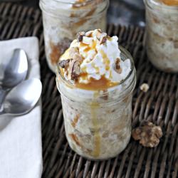 Spiced Pear Bread Pudding - Recipe photo by snappygourmet