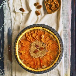 Pecan Frangipane Tart - Recipe photo by chickiephi