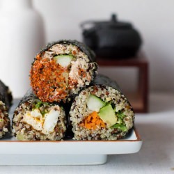 Quinoa Sushi Rolls - Recipe photo by WholesomeCook