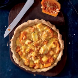 Greek Savoury Pumpkin Tart - Recipe photo by olibiakos