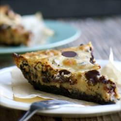 Chocolate Chip Chickpea Cheesecake - Recipe photo by NamelyMarly
