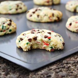 Mint Chocolate Chip Cookies - Recipe photo by lbbakes