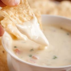 Queso Blanco Dip - Recipe photo by cooking classy