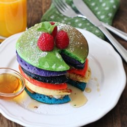 Rainbow Pancake - Recipe photo by CuisineParadise