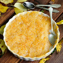 Pear Crumble Pie - Recipe photo by starvingchef