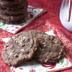 Peppermint Hot Chocolate Cookies - Recipe photo by the pescetarian and the pig