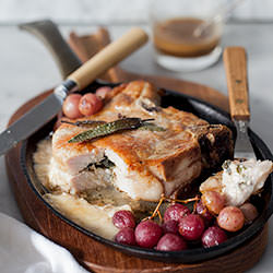Stuffed Pork Chops - Recipe photo by FoodieCrush