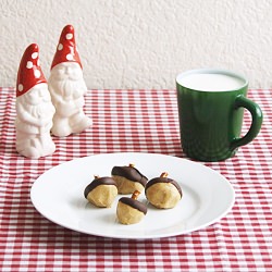Chocolate Peanut Butter Acorns - Recipe photo by Please Note