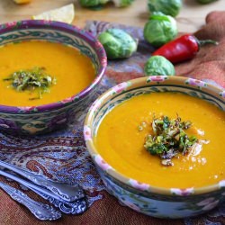 Spicy Carrot and Leek Soup - Recipe photo by theviewfromgreatisland