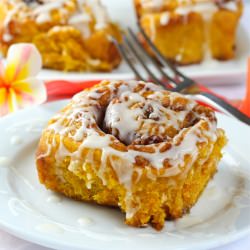 Pumpkin Cinnamon Rolls - Recipe photo by Kim - Liv Life