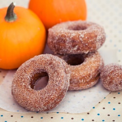 Spiced Pumpkin Doughnuts - Recipe photo by The art of sweet