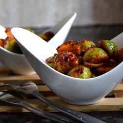 Brussels Sprouts, 'Nduja, Shrooms - Recipe photo by susaneatslondon