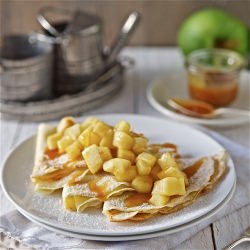 Caramel Apple Crepes - Recipe photo by lemonsandanchovies